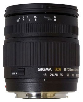 Sigma AF 18-125mm f/3.5-5.6 DC CANON EF