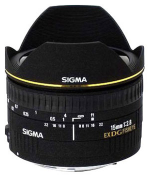Sigma AF 15mm f/2.8 EX DIAGONAL FISHEYE Minolta A