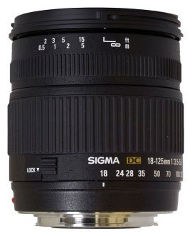 Sigma AF 18-125mm f/3.5-5.6 DC PENTAX KA/KAF/KAF2
