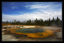 Emerald Pool. Yellowstone.