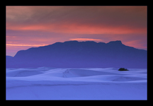 Sunset on White Sands