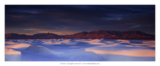 White Sands Sunrise Panorama